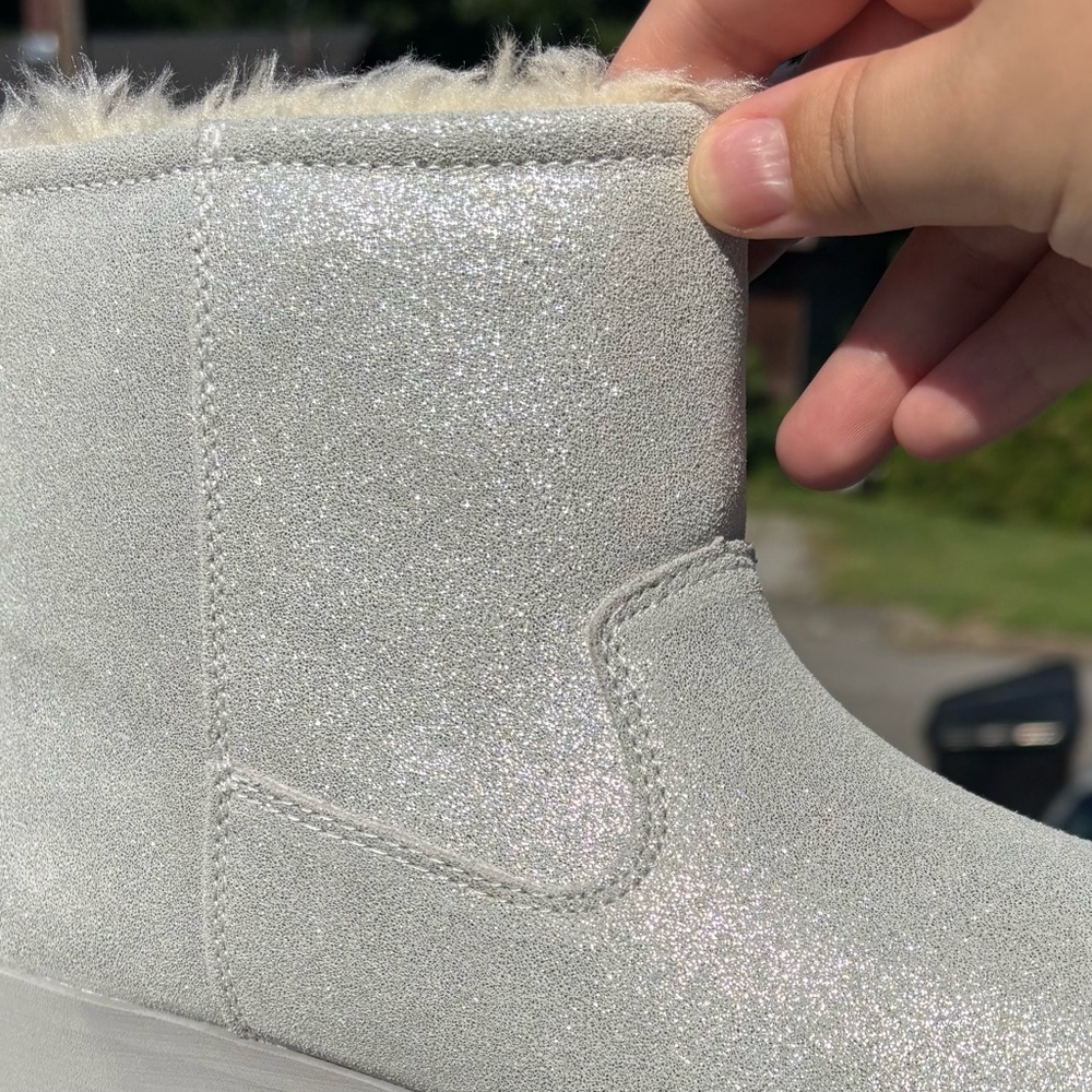 Women's Genuine Suede Platform Cozy Boots - Picture 11 of 14